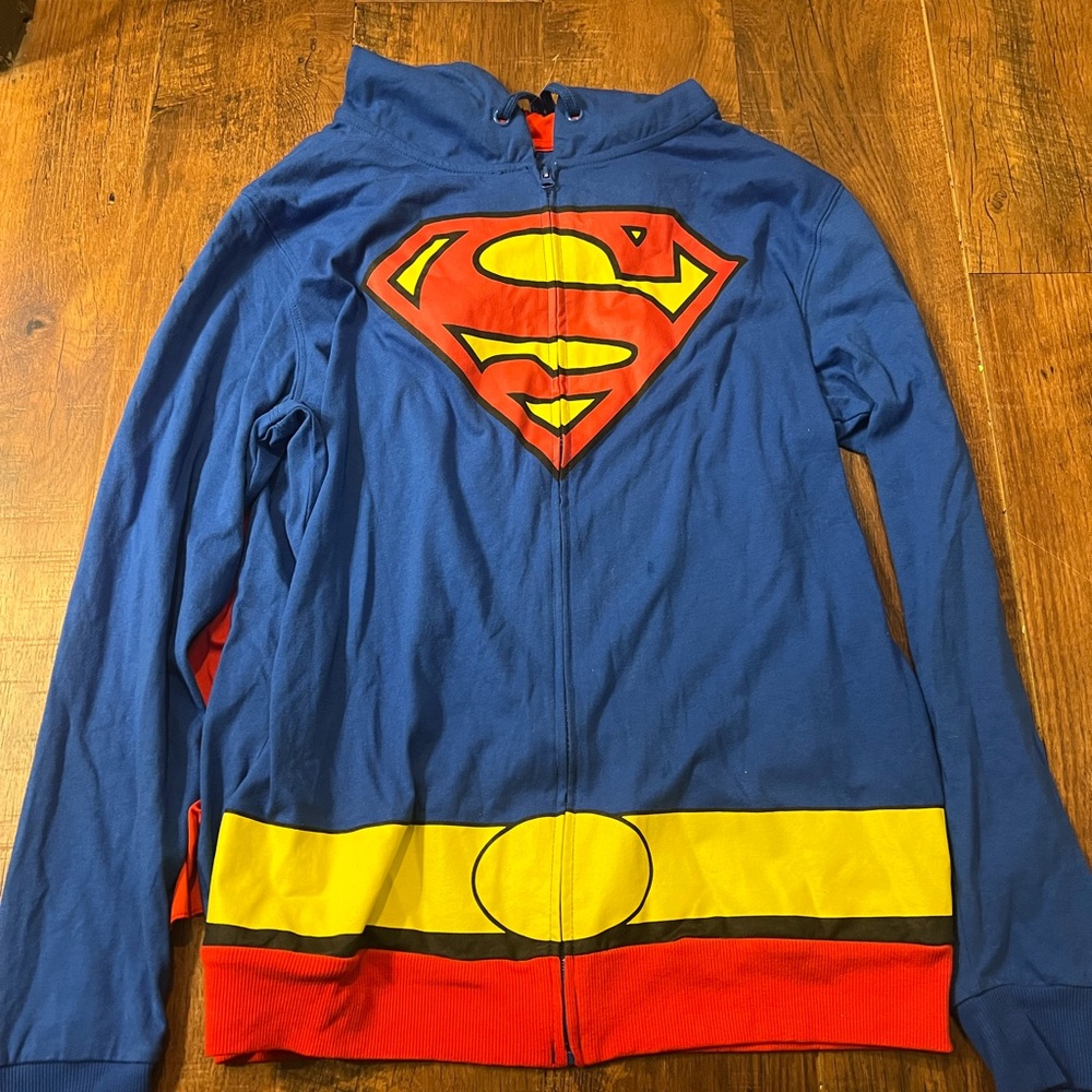 Superman Costume Caped Hoodie